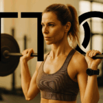 Mulher treinando em estúdio de personal trainer com foco em saúde e longevidade